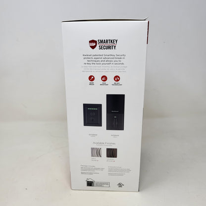 Open Box Kwikset HALO Touch WiFi Fingerprint Smart Door Lock Deadbolt Matte Black