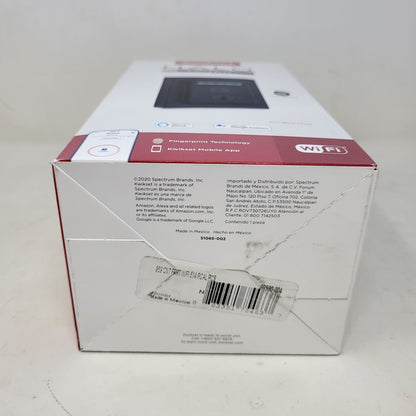 Open Box Kwikset HALO Touch WiFi Fingerprint Smart Door Lock Deadbolt Matte Black