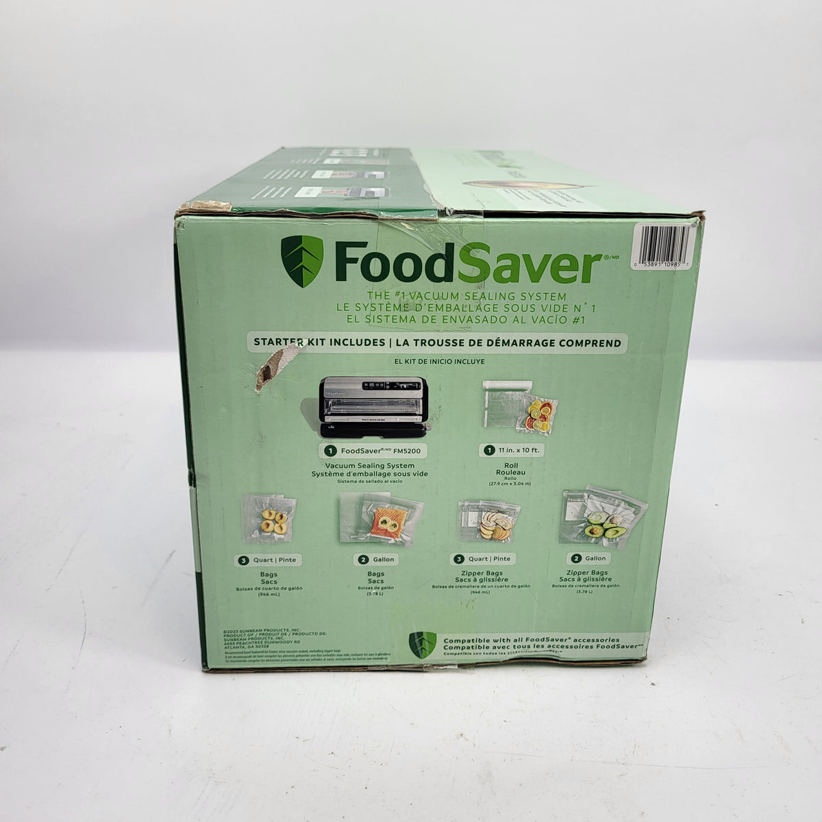 New FoodSaver FM5200 Series 2-in-1 Vacuum Sealing System for Food Preservation