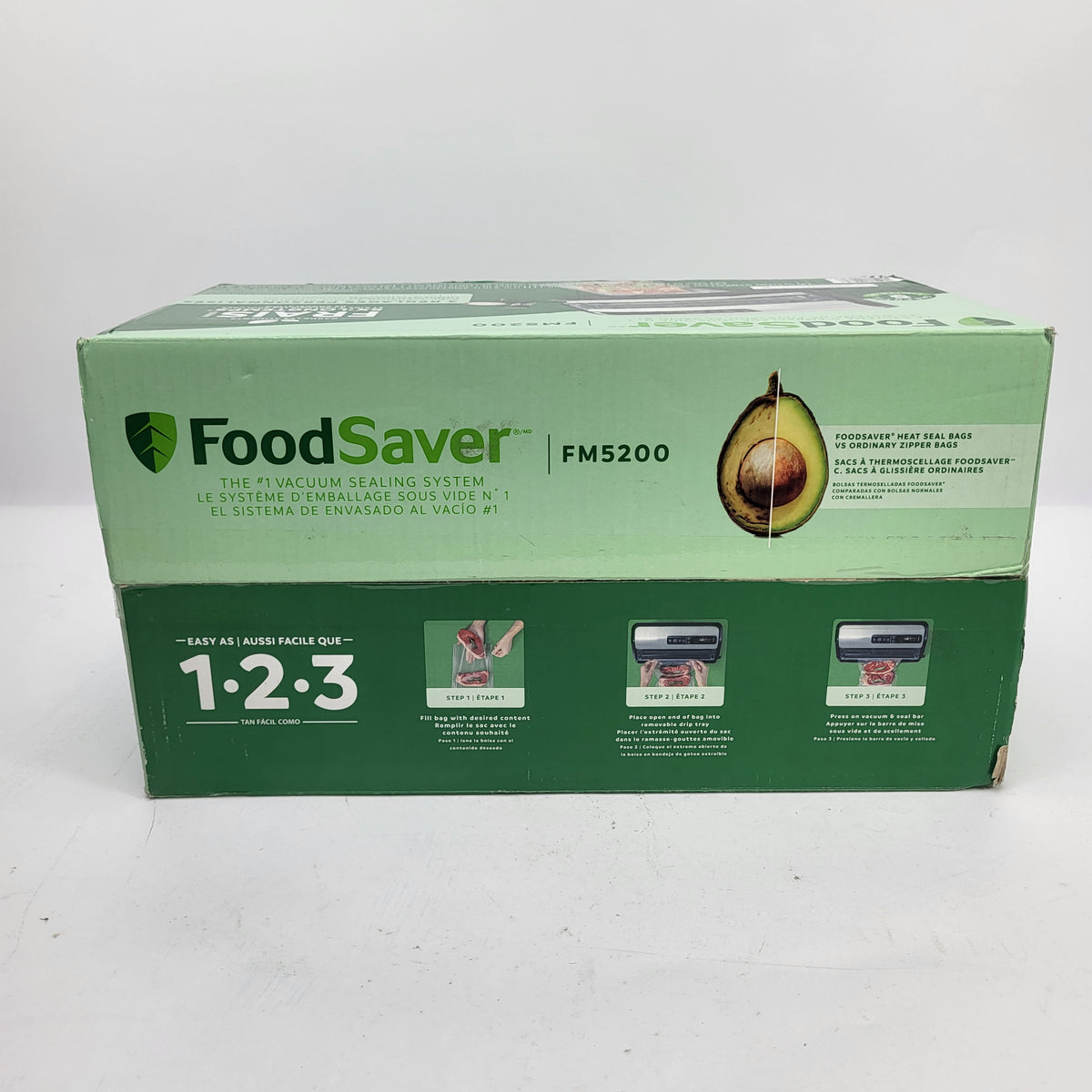 New FoodSaver FM5200 Series 2-in-1 Vacuum Sealing System for Food Preservation