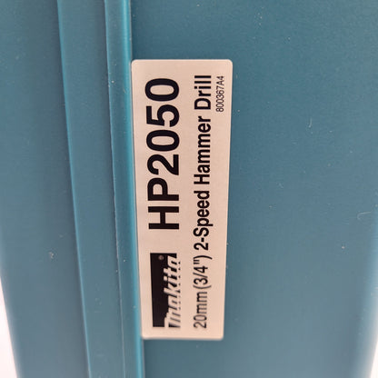 Makita HP2050 2-Speed 120V Corded Hammer Drill Keyed Chuck w/ Case