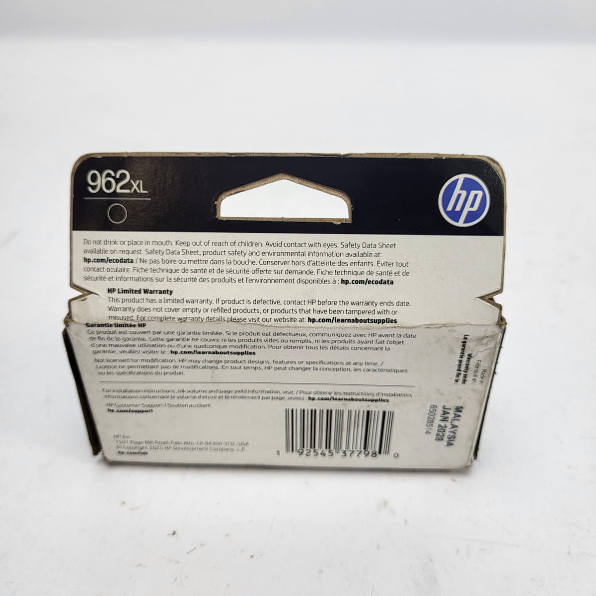 New HP 962XL Inkjet Printer Ink Cartridge Black
