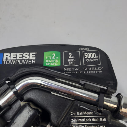 New Reese Towpower 7005200 2" Ball Mount 3-1/4" Drop Trailer Hitch Security Kit