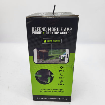 New Defend 360 4G Cellular Security Camera DFDPTZ01