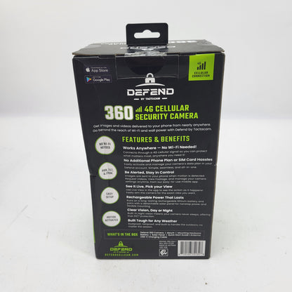 New Defend 360 4G Cellular Security Camera DFDPTZ01