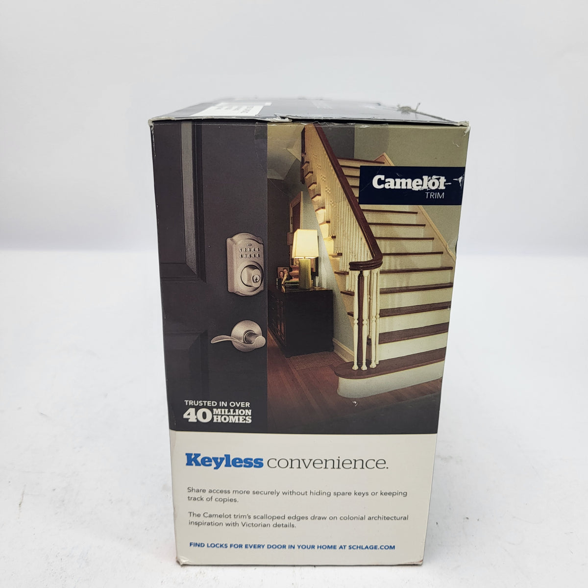 New Schlage Keypad Security Set Lever Combination Lock Set Satin Nickel