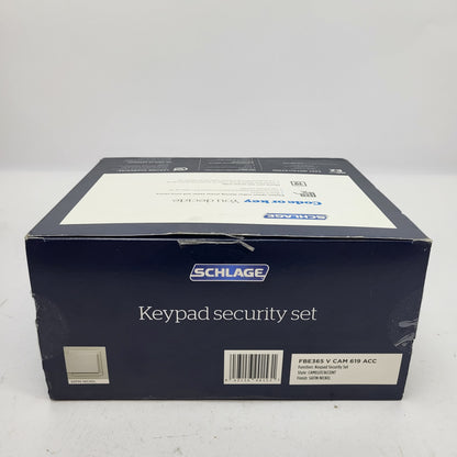 New Schlage Keypad Security Set Lever Combination Lock Set Satin Nickel