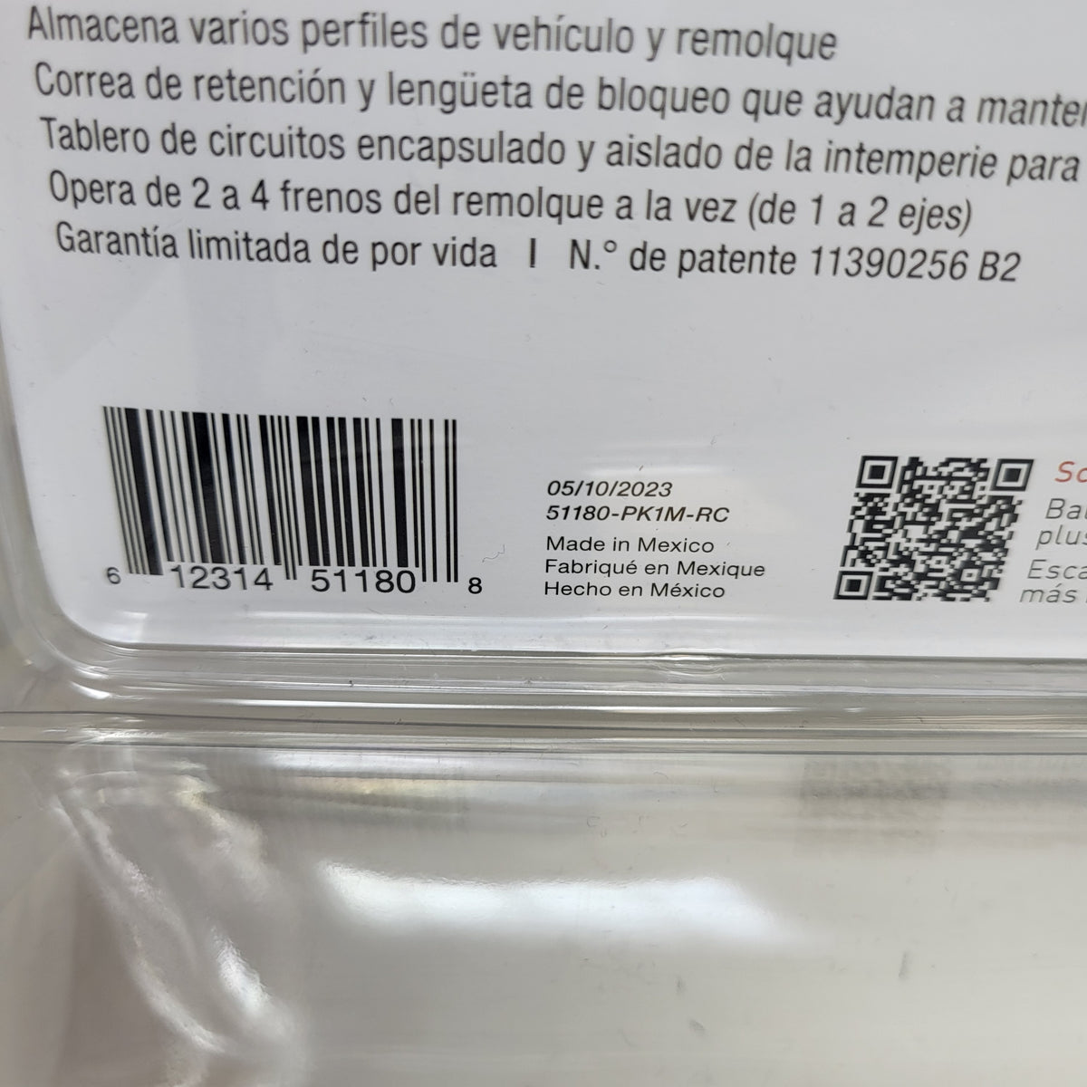 New Curt 51180 Mobile Brake Controller 