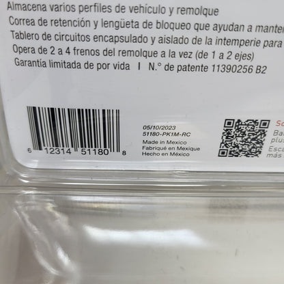 New Curt 51180 Mobile Brake Controller 