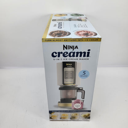 New Ninja NC350 32 oz Ice Cream & Frozen Treat Maker Silver / White