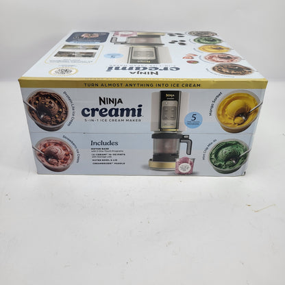 New Ninja NC350 32 oz Ice Cream & Frozen Treat Maker Silver / White