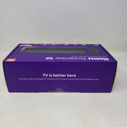 New Roku Streambar SE 2-in-1 TV Soundbar 9104RW