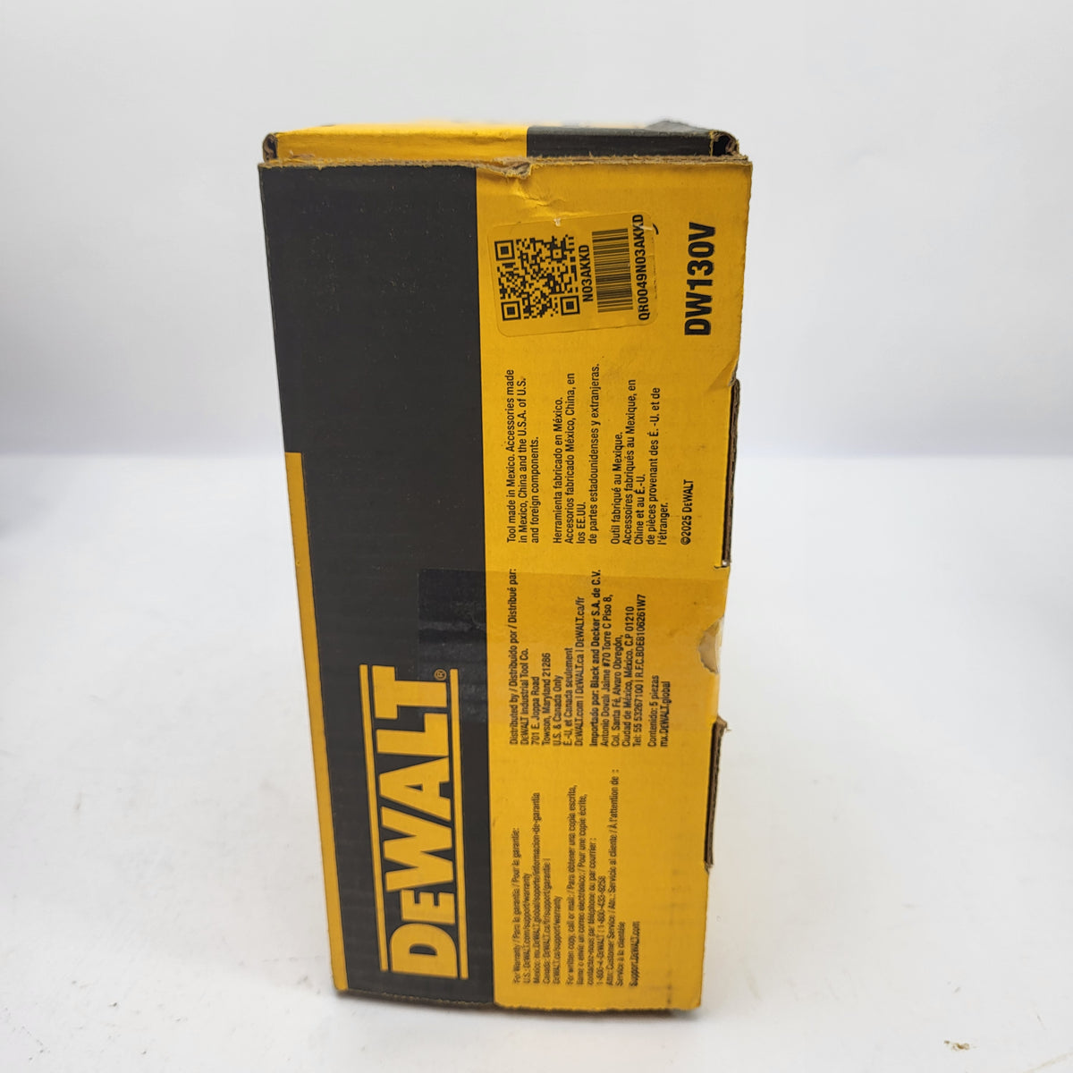 New Dewalt Electric Drill Spade Handle, 1/2-Inch, 9-Amp DW130V