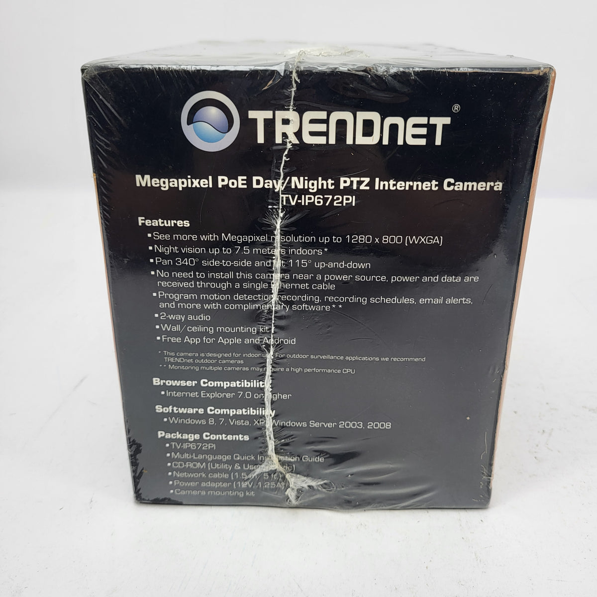 New TRENDnet TV-IP672P Megapixel HD PoE Day/Night PTZ Camera