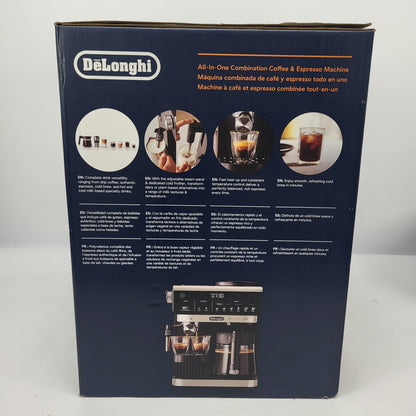  New De'Longhi All in One Combination Coffee & Espresso Machine COM630BK