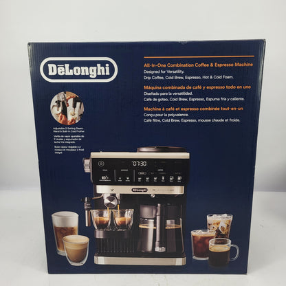  New De'Longhi All in One Combination Coffee & Espresso Machine COM630BK
