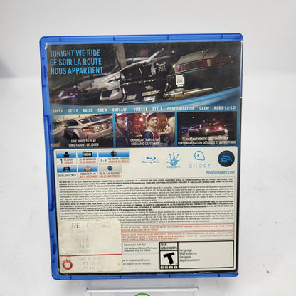 Need for Speed (Sony PlayStation 4 PS4, 2015)