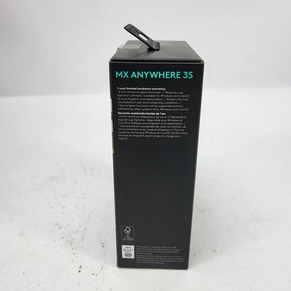 New Logitech MX Anywhere 3S 910-006928 Wireless Mouse Black