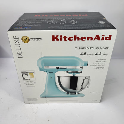 New KitchenAid Tilt-Head Stand Mixer 4.5Qt Automatic Mixer KSM97MI Blue