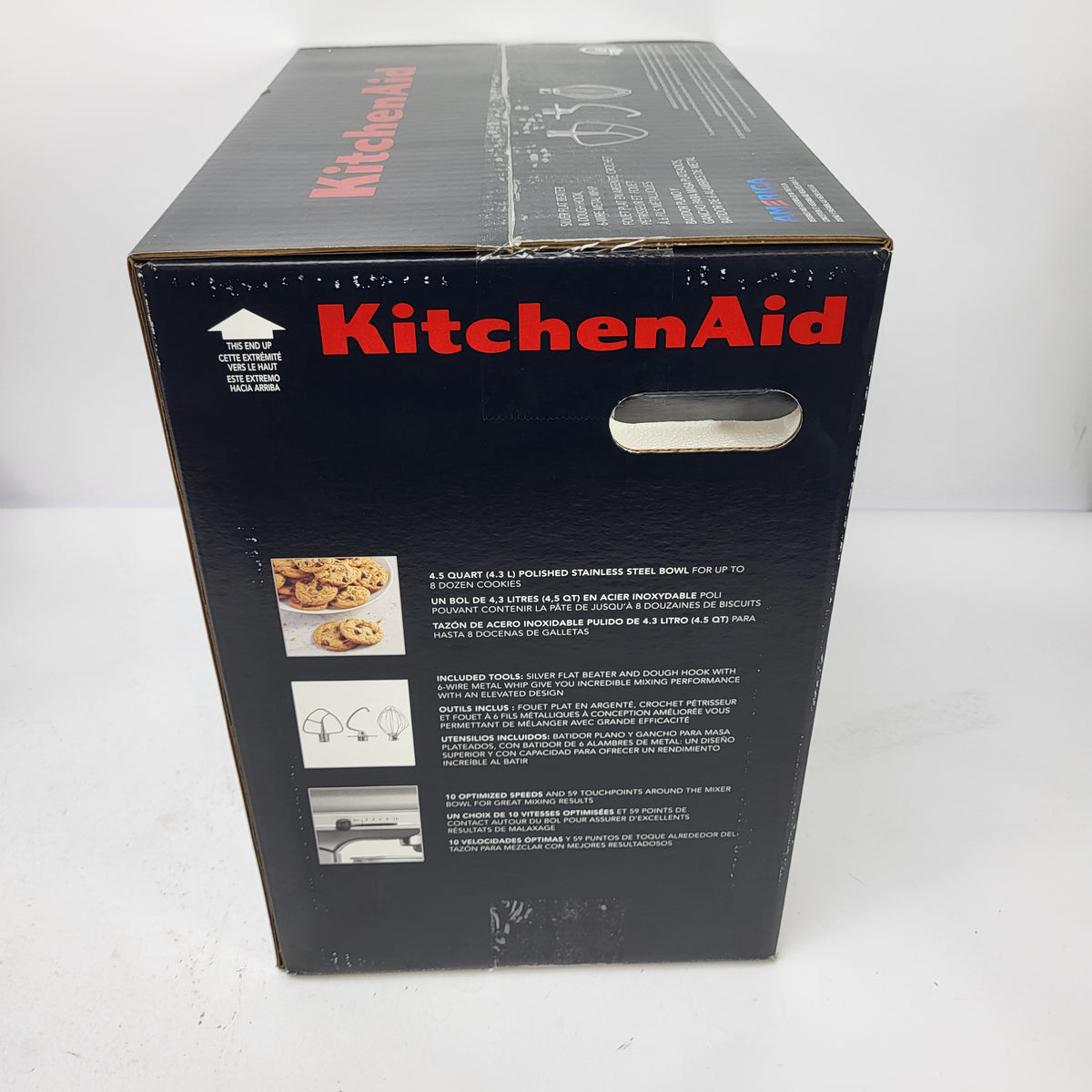New KitchenAid Tilt-Head Stand Mixer 4.5Qt Automatic Mixer KSM97MI Blue