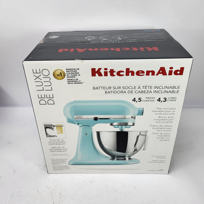 New KitchenAid Tilt-Head Stand Mixer 4.5Qt Automatic Mixer KSM97MI Blue