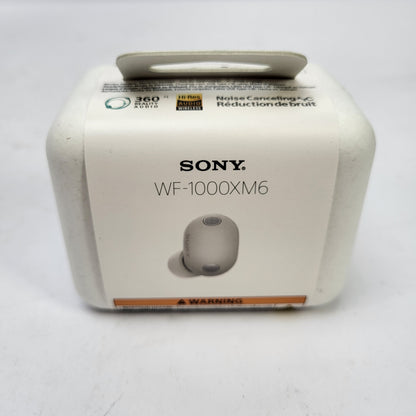 New Sony WF-1000XM6/S Truly Wireless Noise Cancelling Earbuds Platinum Silver