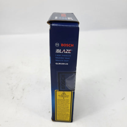 New Bosch Blaze 100ft Backlit Laser Measure GLM100-23