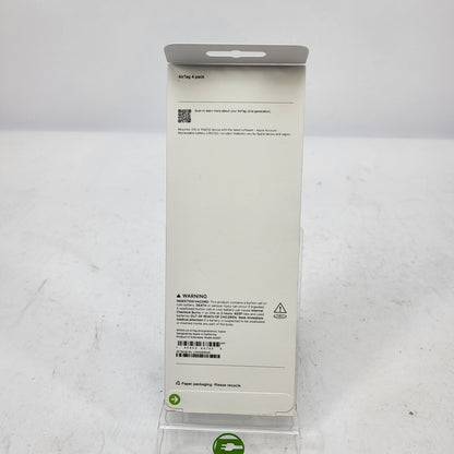 New Apple Airtag (2nd Gen) 4 Pack White MFEA4LL/A 