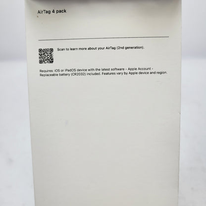 New Apple Airtag (2nd Gen) 4 Pack White MFEA4LL/A 