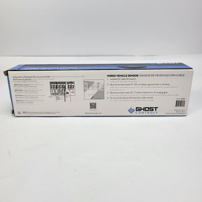 New Ghost Controls AXXV Wired Vehicle Sensor w/ 55 ft. Cable for Automatic Gate