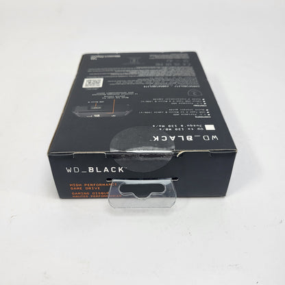 New WD External BLACK P10 Game Drive 5TB USB 3.2 Gen 1 HDD WDBA3A0050BBK-WEWM