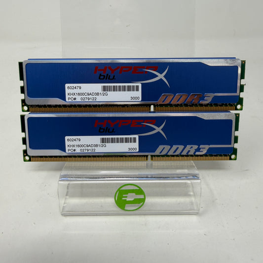 Kingston HyperX Blu 4GB (2x2GB) RAM DDR3 1600MHz 602479