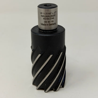 Milwaukee 49-59-2144 1-7/16" Annular Cutter 36.5mm HSS Mag Drill Bit