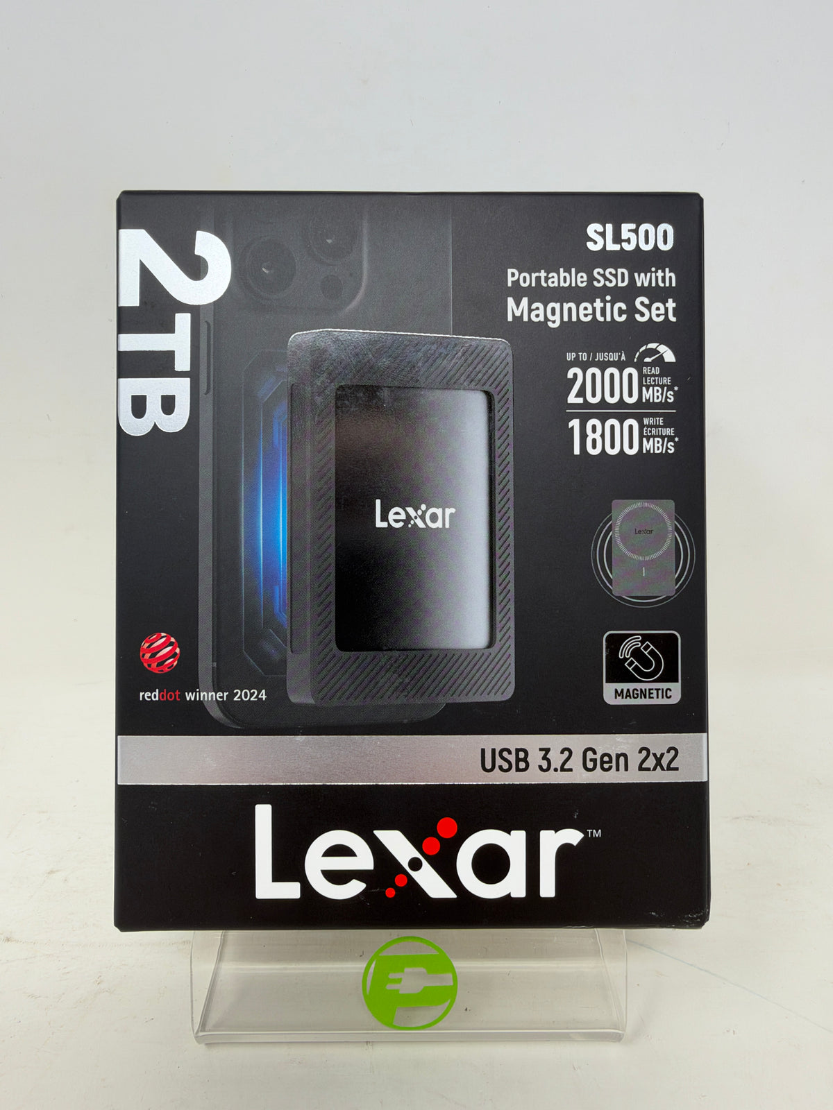 New Lexar SL500 2TB Portable External SSD Magnetic Set USB 3.2 Gen 2x2 