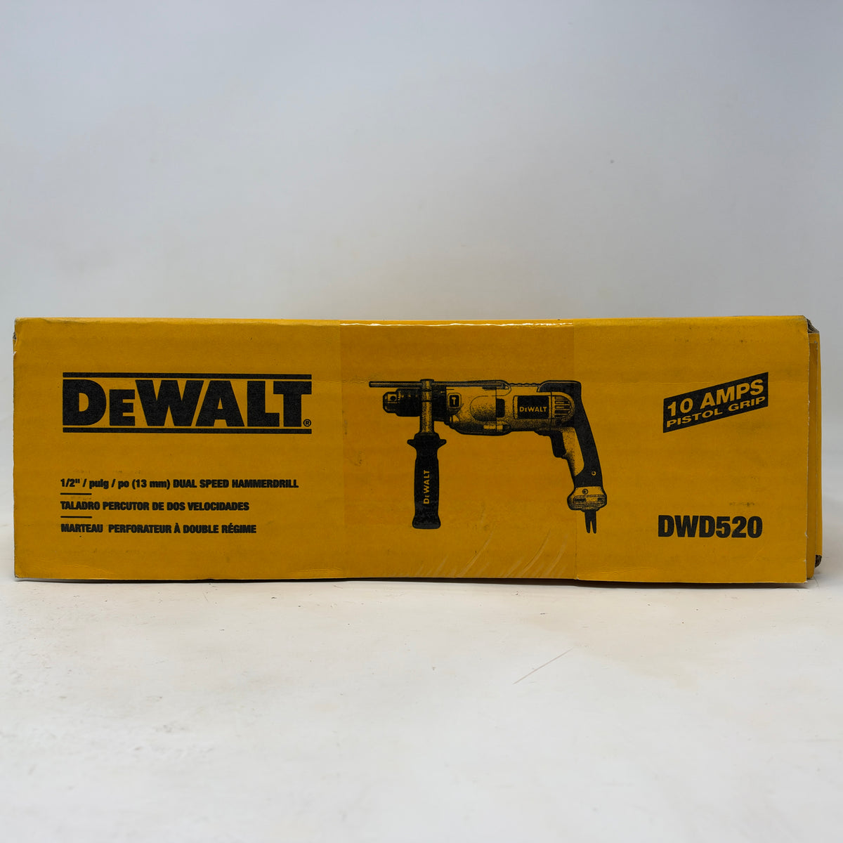 New DEWALT 10-Amps 1/2" Variable Speed Reversible Pistol Grip Hammer Drill