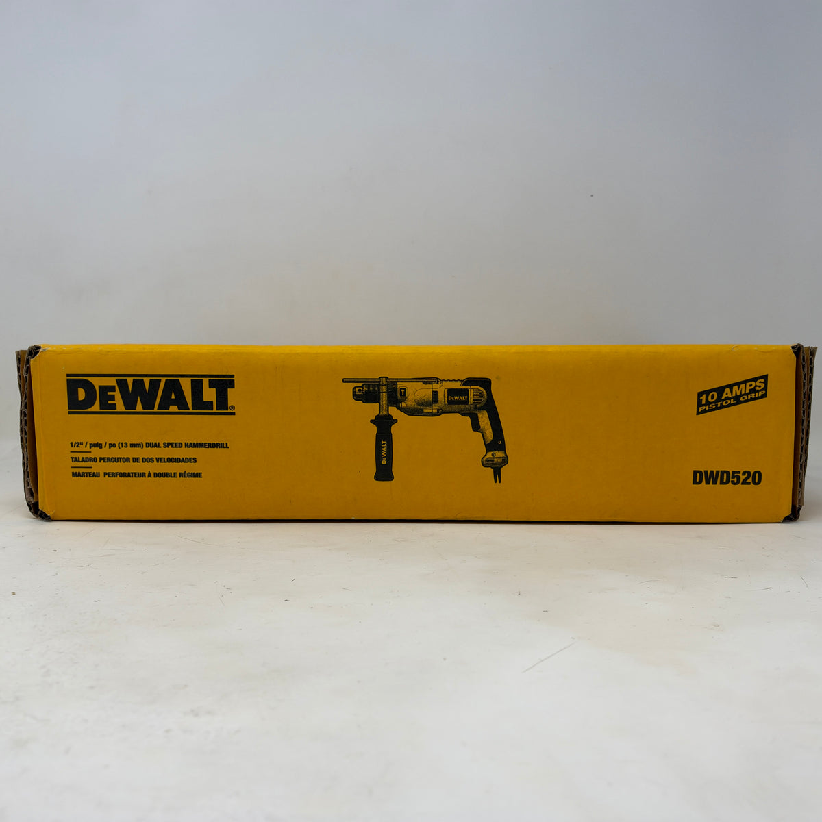 New DEWALT 10-Amps 1/2" Variable Speed Reversible Pistol Grip Hammer Drill