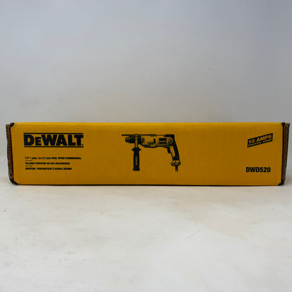 New DEWALT 10-Amps 1/2" Variable Speed Reversible Pistol Grip Hammer Drill