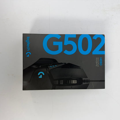 New Logitech G502 HERO Wired Gaming Mouse Black USB RGB Optical 25600 DPI