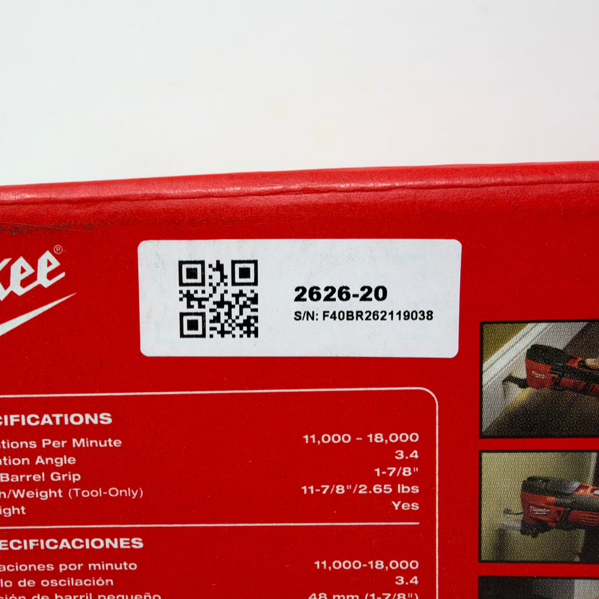 New Milwaukee M18 Cordless Oscillating Multi-Tool 2626-20