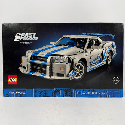 New LEGO 42210 Technic Nissan Skyline GT-R R34 2 Fast 2 Furious