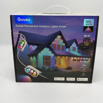 New Govee Permanent Outdoor Lights Prism White RGBWWIC