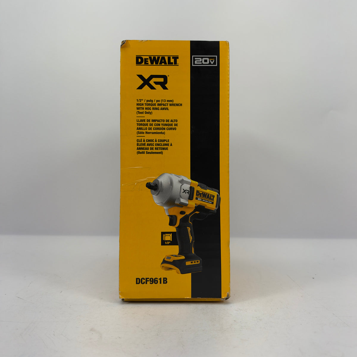 New DeWalt DCF961B 20V MAX Cordless 1/2" High Torque Impact Wrench Tool Only