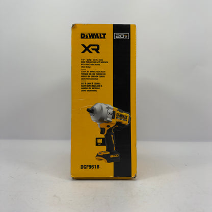 New DeWalt DCF961B 20V MAX Cordless 1/2" High Torque Impact Wrench Tool Only