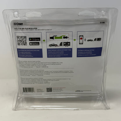 New Curt Trailer Echo Mobile Brake Controller  51180