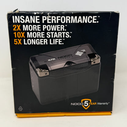 New Noco NLP20 12V Lithium Battery for Powersports & Marine Applications