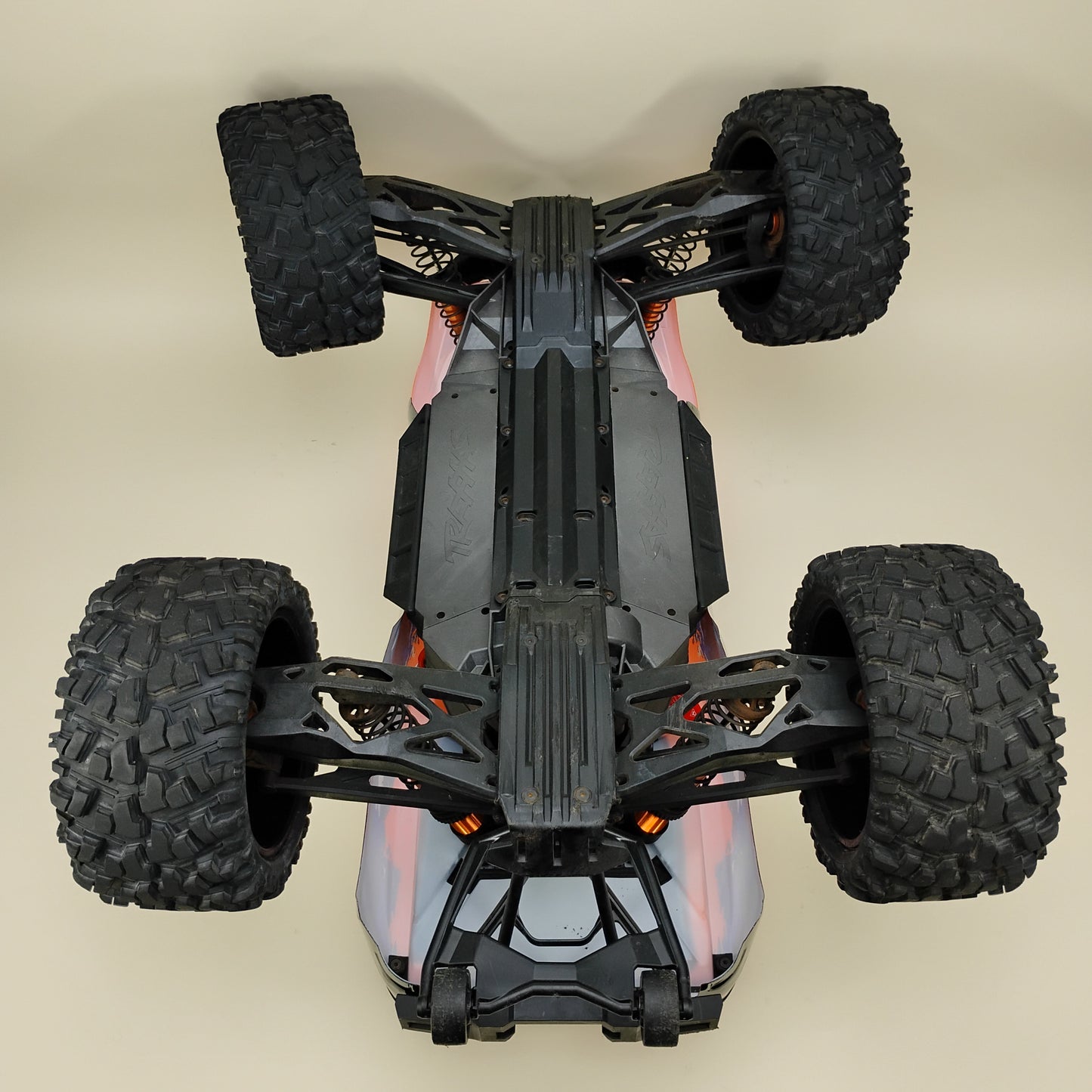 Traxxas X-Maxx 8S 4WD Orange Monster Truck 770864ORGX with Two Batteries