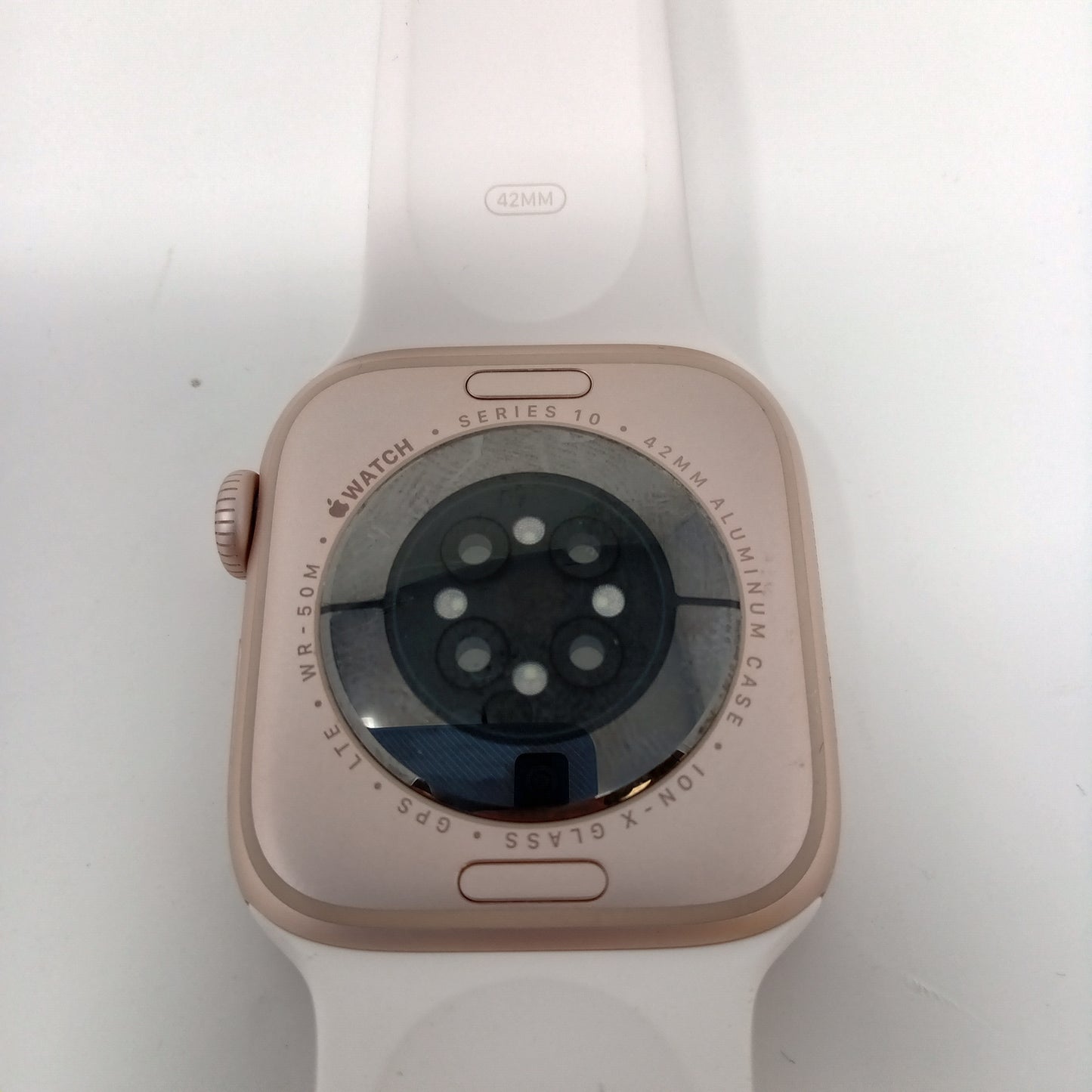 GPS Only Apple Watch Series 10 42MM Rose Gold Aluminum Sport Band MWX93LW/A