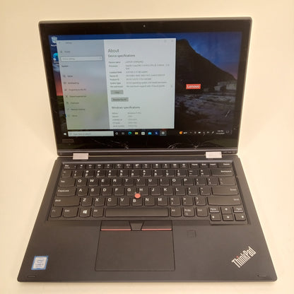 Broken Lenovo ThinkPad L390 Yoga 13.3" i3-8145U 2.1GHz 4GB Ram 256GB SSD