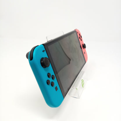 Nintendo Switch OLED Video Game Console HEG-001 Red/Blue