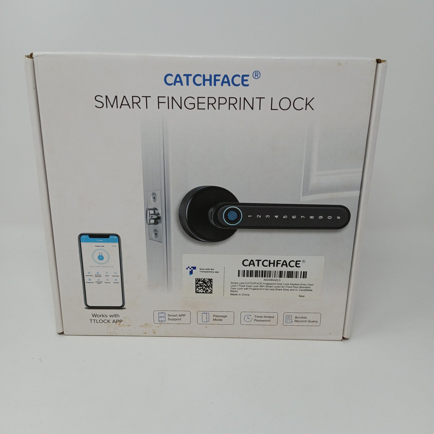 New Catchface Smart Fingerprint and App
Door Lock